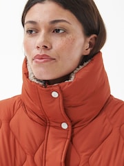 Barbour® Orange Samphire Quilt Spiced Jacket - Image 4 of 9