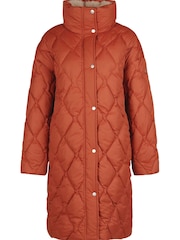 Barbour® Orange Samphire Quilt Spiced Jacket - Image 6 of 9