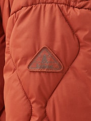 Barbour® Orange Samphire Quilt Spiced Jacket - Image 8 of 9
