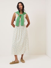 Nobodys Child White Rylee Midi Dress - Image 1 of 5