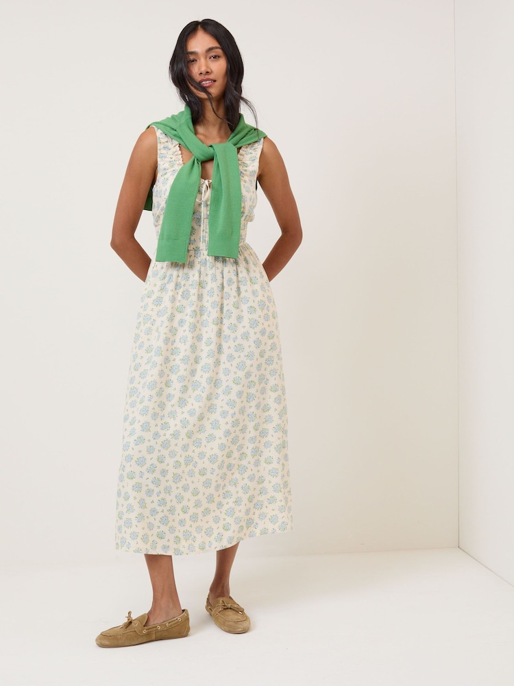 Nobodys Child White Rylee Midi Dress - Image 1 of 5