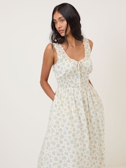 Nobodys Child White Rylee Midi Dress - Image 3 of 5