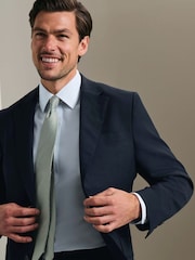 Charles Tyrwhitt Green Stone Medallion Silk Tie - Image 1 of 3