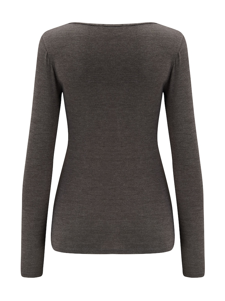 Pour Moi Dark Grey Round Neck Round Neck - Image 4 of 4