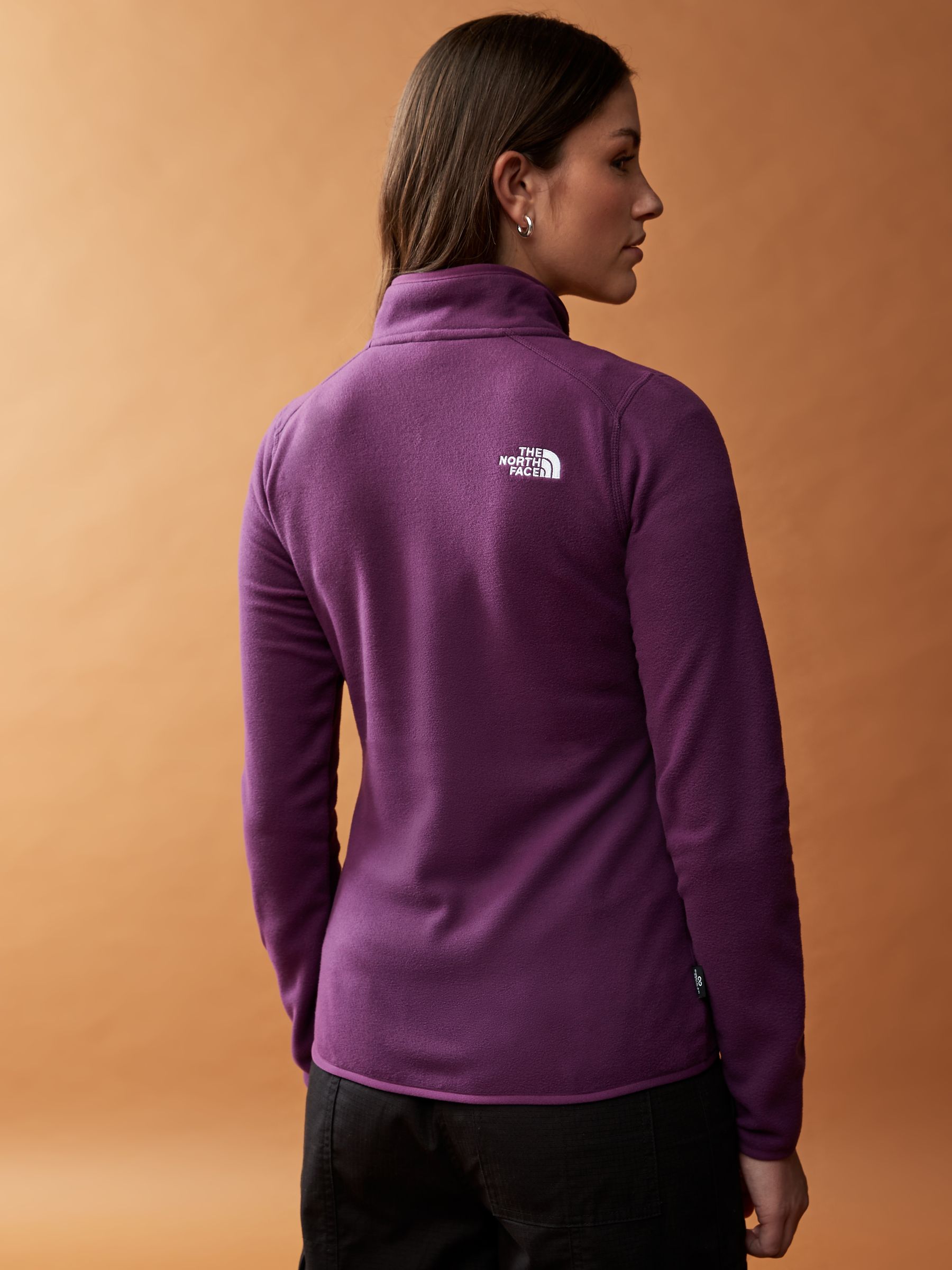 Buy The North Face Purple Womens Glacier 1 4 Zip Fleece from Next USA