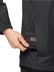 Jack Wolfskin Stormy Point Black Jacket - Image 3 of 4