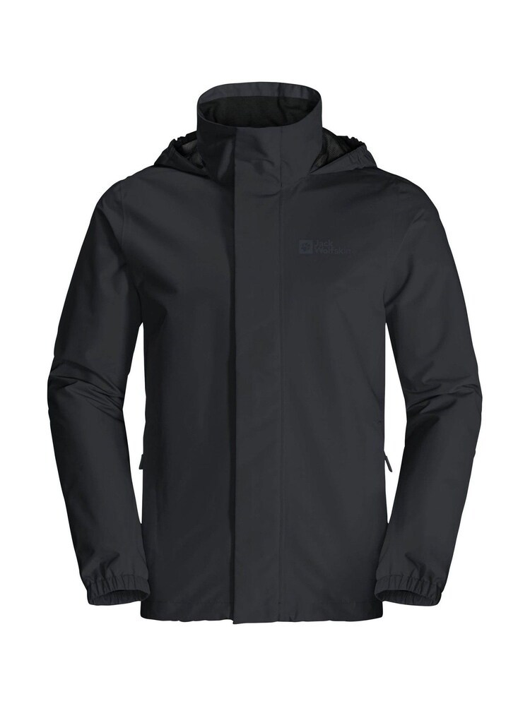 Jack Wolfskin Stormy Point Black Jacket - Image 4 of 4