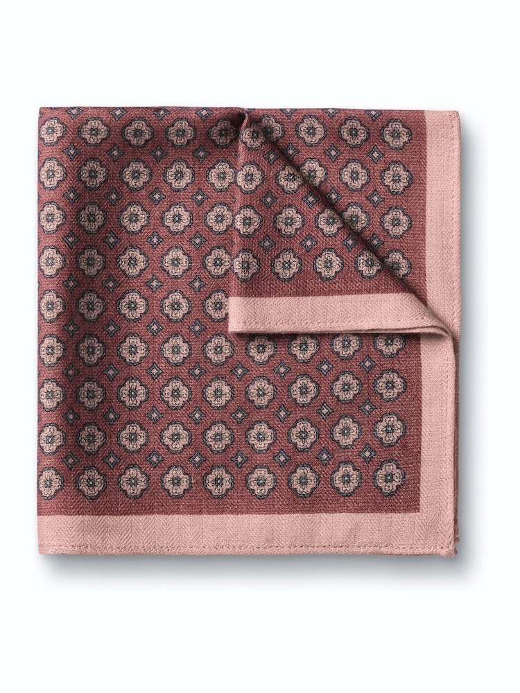 Rosa fresa - Pañuelo de bolsillo de seda con estampado de cachemira de Charles Tyrwhitt - Imagen 1 de 3 Rosa fresa - Pañuelo de bolsillo de seda con estampado de cachemira de Charles Tyrwhitt - Imagen 1 de 3