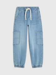 River Island Loose Fit Cuffed Cargo Jeans - Bild 1 von 5