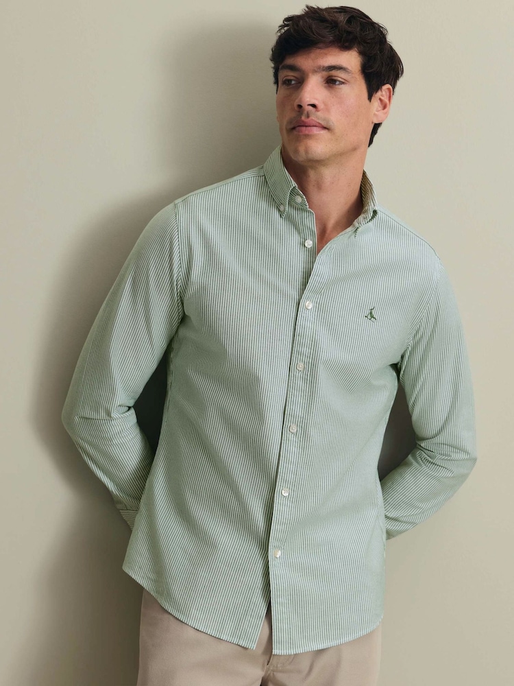 Charles Tyrwhitt Stripe Button Down Stretch Washed Oxford Slim Fit Shirt - Bild 1 von 7 Charles Tyrwhitt Stripe Button Down Stretch Washed Oxford Slim Fit Shirt - Bild 1 von 7
