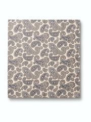 Charles Tyrwhitt Natural Spot Silk Pocket Square Handkerchief - Image 2 of 3