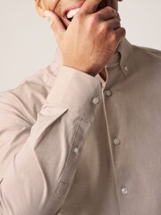 Neutral Texture Regular Fit Texture Signature Motionflex Stretch Shirt - Image 5 of 8