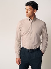 Neutral Texture Regular Fit Texture Signature Motionflex Stretch Shirt - Image 8 of 8
