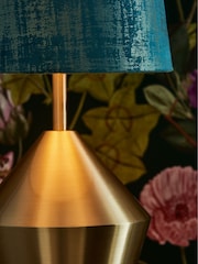 Clarke and Clarke Blue/Gold Lenora Table Lamp - Image 3 of 4