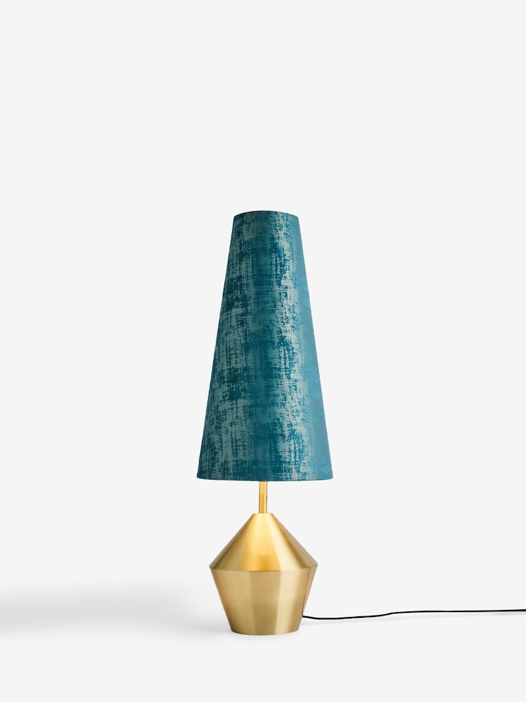 Clarke and Clarke Blue/Gold Lenora Table Lamp - Image 4 of 4