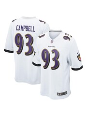 Nike White NFL Baltimore Ravens Game Road Jersey - Calais Campbell - Image 1 of 3