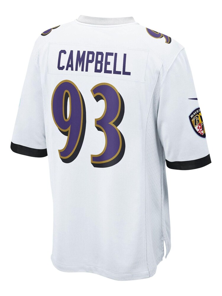 Nike White NFL Baltimore Ravens Game Road Jersey - Calais Campbell - Image 3 of 3