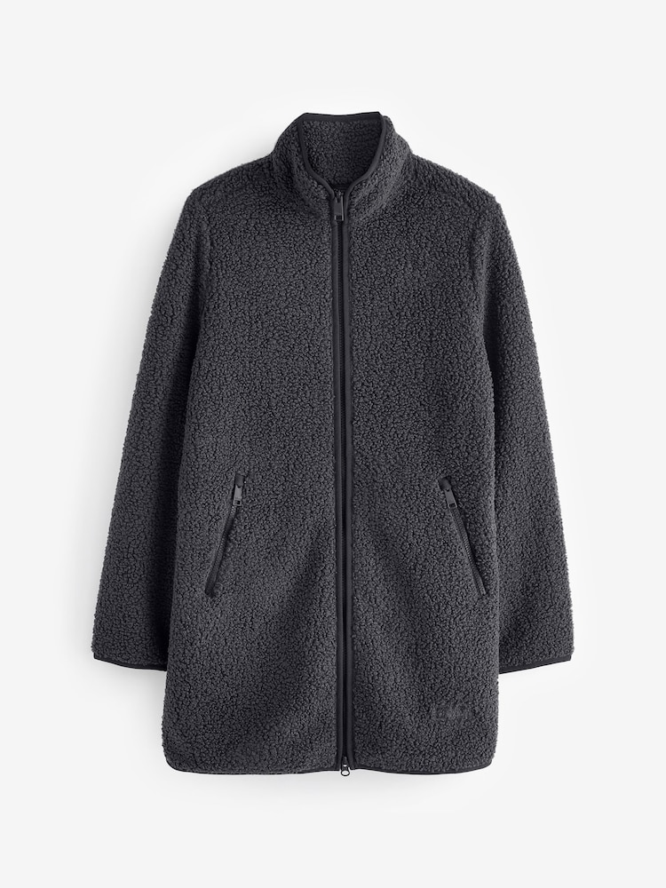 Jack Wolfskin High Curl Fleece Black Coat - Image 4 of 4