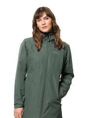 Jack Wolfskin Green Heidelstein Hooded Jacket - Image 1 of 5