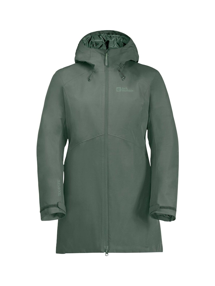Jack Wolfskin Green Heidelstein Hooded Jacket - Image 5 of 5