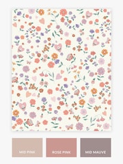 Papel pintado de 10 m con diseño de florecillas de bosque - Imagen 4 de 5