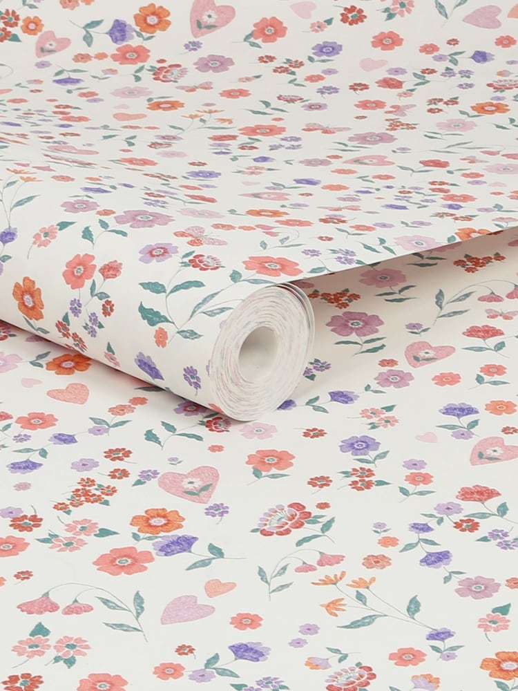 Papel pintado de 10 m con diseño de florecillas de bosque - Imagen 5 de 5
