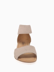 Gabor Wide Fit Geena Silk Cobra Nubuck Sandals - Image 3 of 4
