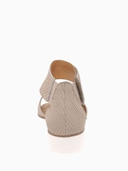 Gabor Wide Fit Geena Silk Cobra Nubuck Sandals - Image 4 of 4