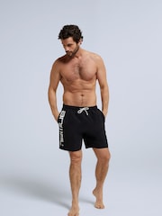Animal Black Mens Deep Dive Quick Drying Board Shorts - Image 1 of 4
