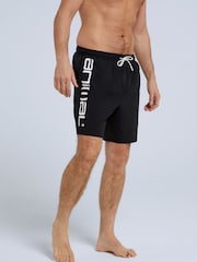 Animal Black Mens Deep Dive Quick Drying Board Shorts - Image 2 of 4