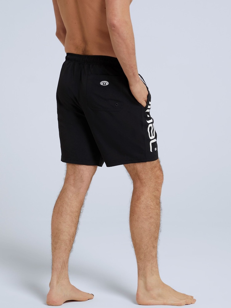 Animal Black Mens Deep Dive Quick Drying Board Shorts - Image 4 of 4