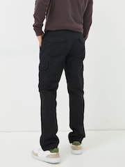 FatFace Corby Black Ripstop Cargo Trousers - Image 2 of 5