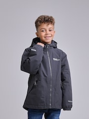 Jack Wolfskin Kids Dark Grey Snowy Days Jacket - Image 1 of 6