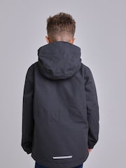 Jack Wolfskin Kids Dark Grey Snowy Days Jacket - Image 2 of 6