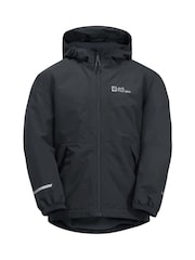 Jack Wolfskin Kids Dark Grey Snowy Days Jacket - Image 5 of 6
