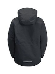 Jack Wolfskin Kids Dark Grey Snowy Days Jacket - Image 6 of 6