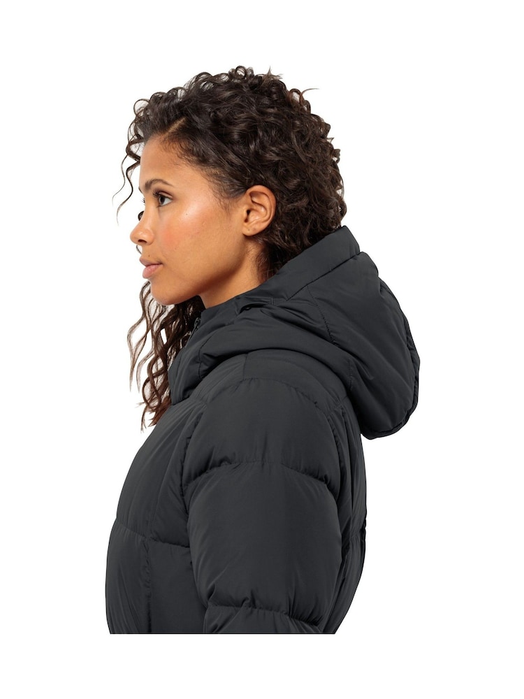 Jack Wolfskin Frozen Длинная куртка Lake с мягкой подкладкой черный - Изображение 2 из 7