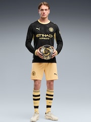 Puma Yellow Manchester City Shorts - Image 1 of 5