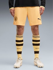 Puma Yellow Manchester City Shorts - Image 2 of 5