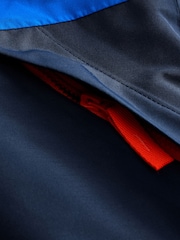 Jack Wolfskin Kids Blue Snowy Days Colour Block Jacket - Image 4 of 4