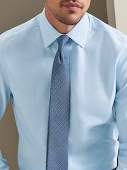 Charles Tyrwhitt Blue Silk Print Tie - Image 1 of 3