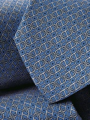 Charles Tyrwhitt Blue Silk Print Tie - Image 3 of 3