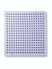 Charles Tyrwhitt Blue Floral Silk Pocket Square - Image 2 of 3