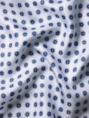 Charles Tyrwhitt Blue Floral Silk Pocket Square - Image 3 of 3