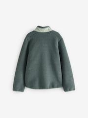Jack Wolfskin Light Green Ice Curl Contrast Pocket FZ Jacket - Image 2 of 6