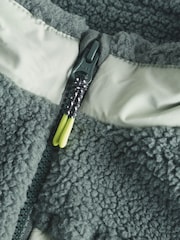 Jack Wolfskin Light Green Ice Curl Contrast Pocket FZ Jacket - Image 3 of 6