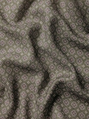 Charles Tyrwhitt Green Floral Silk Pocket Square - Image 3 of 3