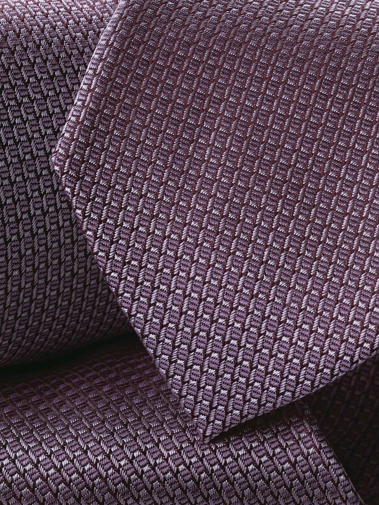 Charles Tyrwhitt Purple Stone Medallion Silk Tie - Image 3 of 3 Charles Tyrwhitt Purple Stone Medallion Silk Tie - Image 3 of 3