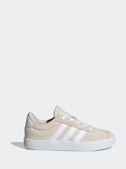 adidas Beige VL Court 3.0 Trainers - Image 1 of 9