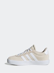 adidas Beige VL Court 3.0 Trainers - Image 2 of 9